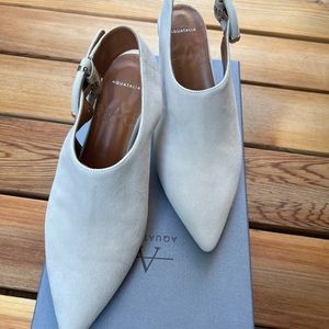 Aquatalia Mandy dress suede heel